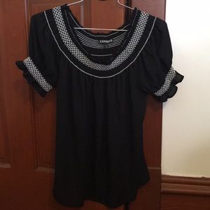 Express black blouse